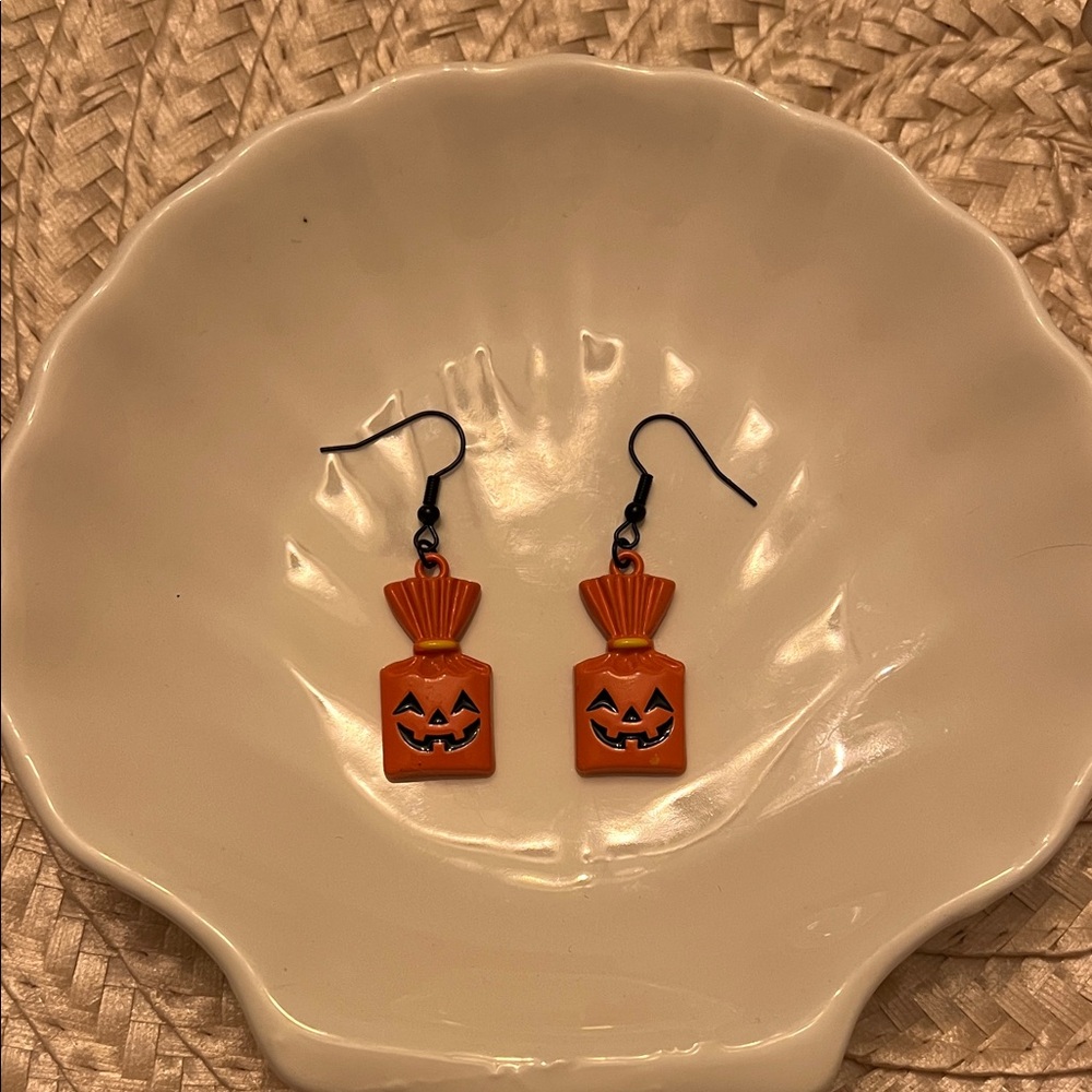 Halloween Pumpkin Earrings